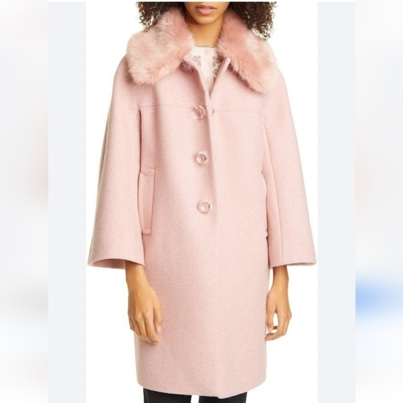 Kate Spade Metallic Tweed Coat - Picture 2 of 11